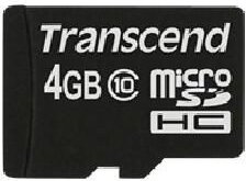 Transcend TS4GUSDC10 Speicherkarte 4 GB
