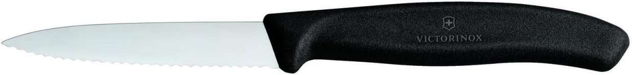 VICTORINOX Gemüsemesser Swiss Classic silber, schwarz