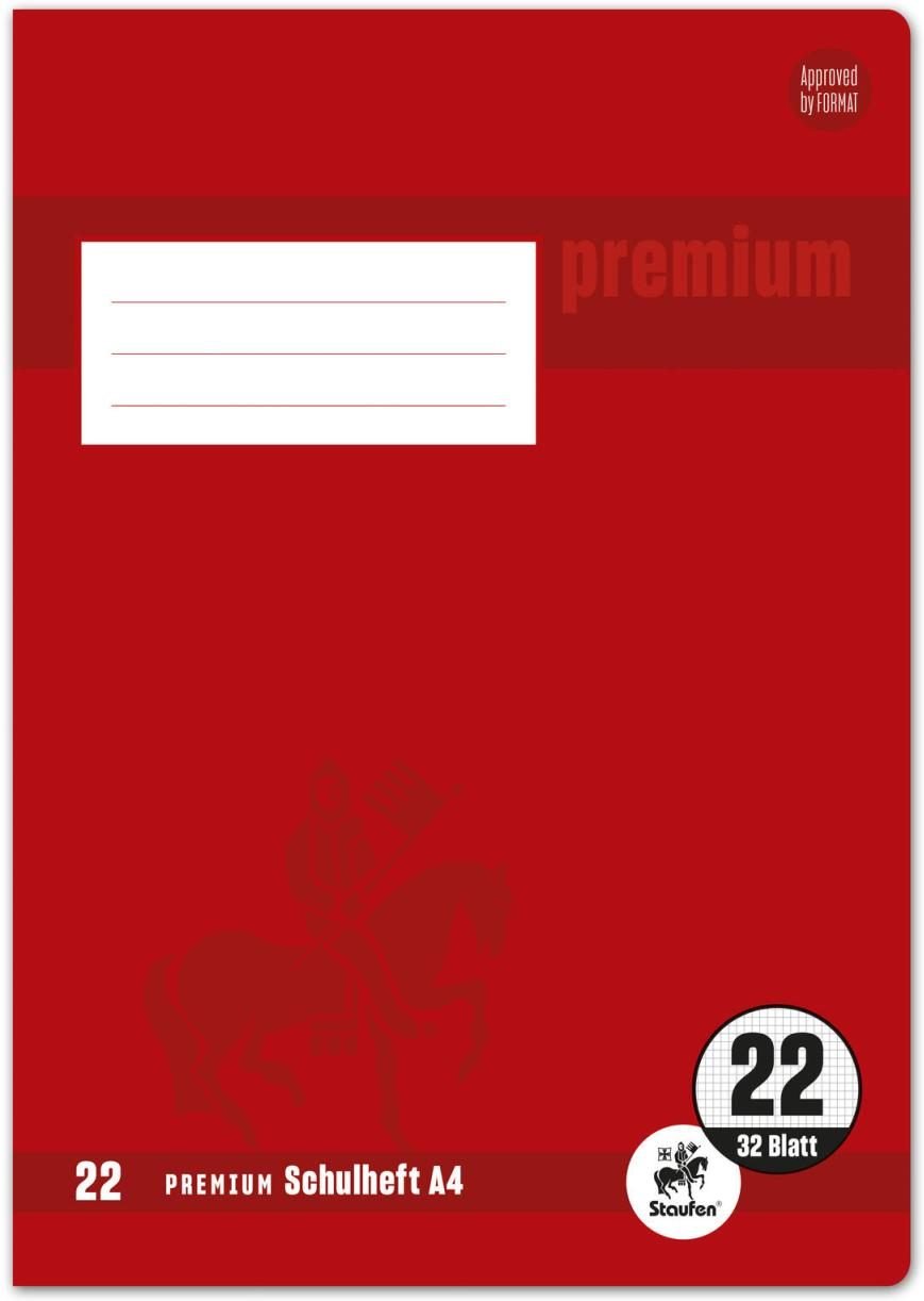 Staufen® Doppelheft kariert DIN A4 32 Blätter