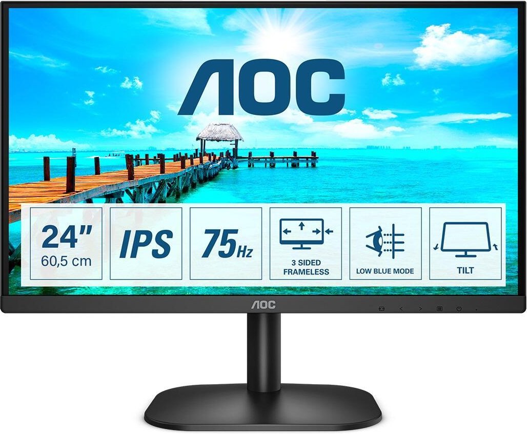 AOC 24B2XH Monitor 60,4 cm (23,8 Zoll)