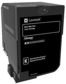 Lexmark Original Toner Standard Variante - CS720/725 schwarz 20.000 Seiten (74C0H10)