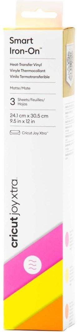 Cricut Aufbügelfolie 24.1 cm x 30.5 cm 3 St. farbsortiert