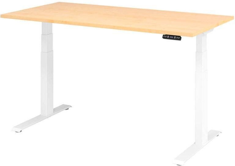 Thumbnail - HAMMERBACHER Schreibtisch VXDKB16/3/W ahorn