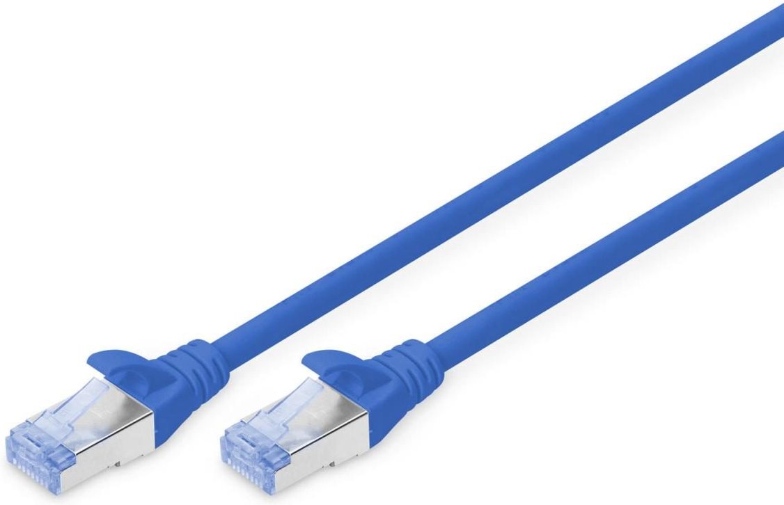 DIGITUS Patch-Kabel RJ-45 (M) zu RJ-45 (M) 1m CCA SF/UTP Cat 5e blau (DK-1532-010/B)