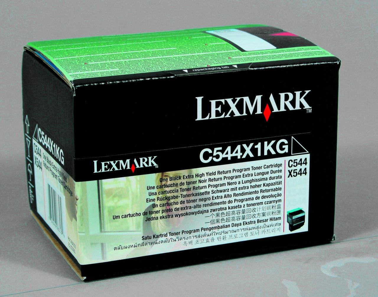 Lexmark Original Toner schwarz 6.000 Seiten (C544X1KG) für C544dn/dtn/dw/n, X544dn/dtn/dw/n