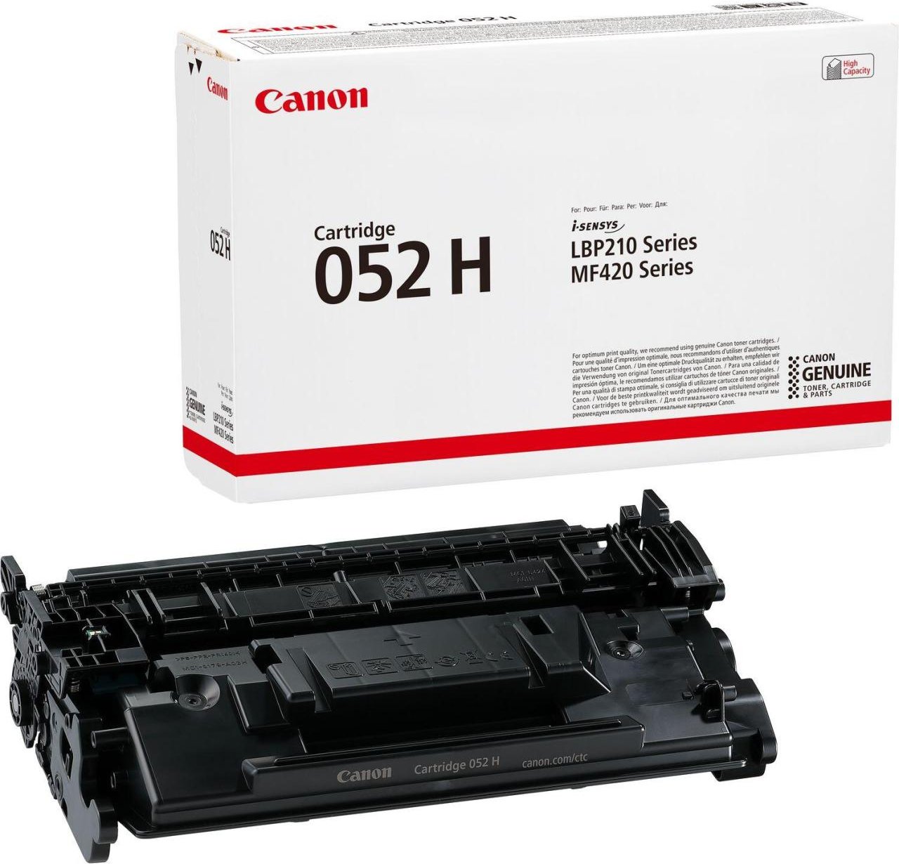 Canon Original Toner 052H schwarz hohe Ergiebigkeit 9.200 Seiten (2200C002)