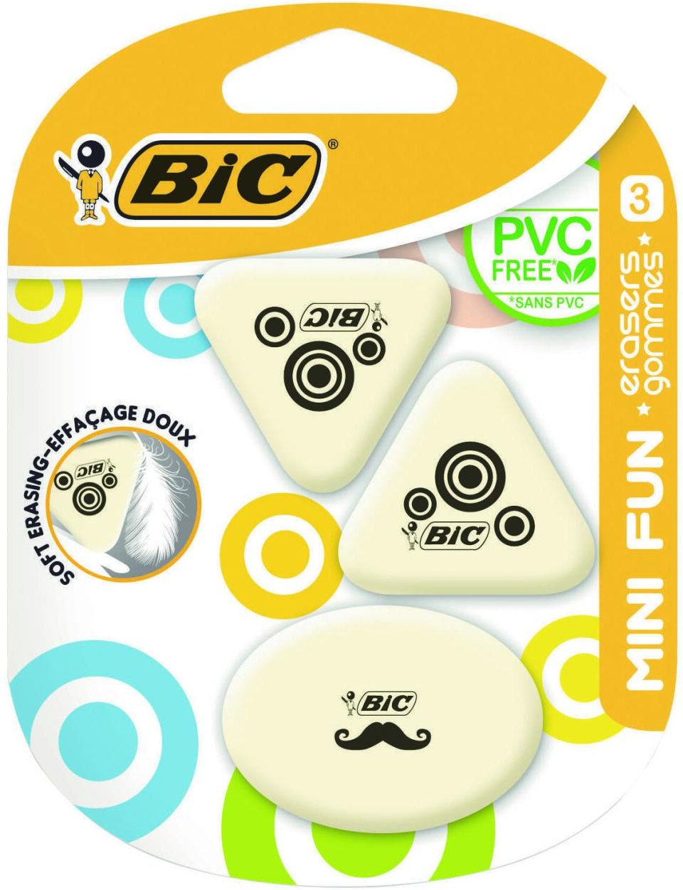 BIC® Radiergummis weiß