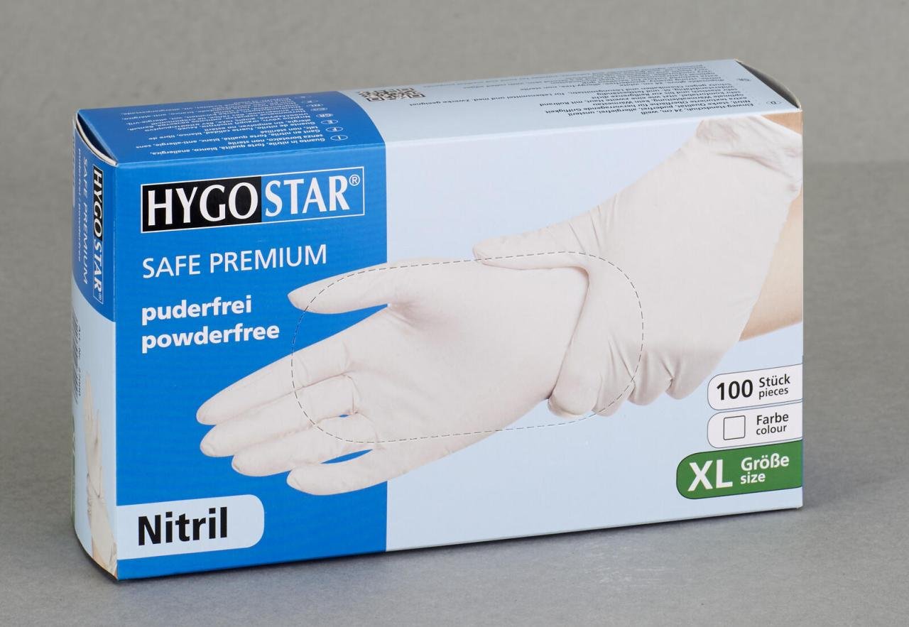 Thumbnail - HYGOSTAR Einmalhandschuhe SAFE PREMIUM XL weiß