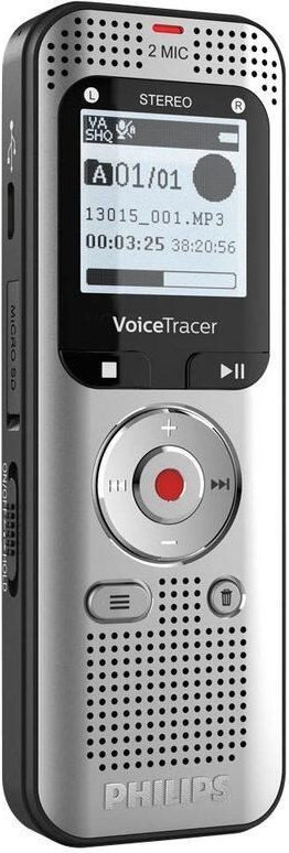 PHILIPS DVT2015 mit automatischer Spracherkennung digitales Diktiergerät 8 GB