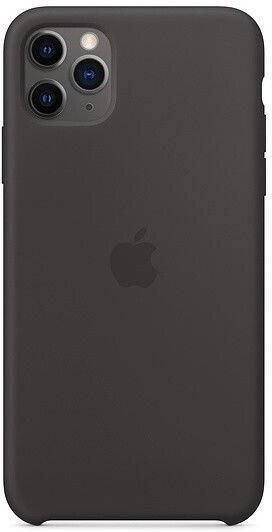 iPhone 11 Pro Max Silicone Case schwarz