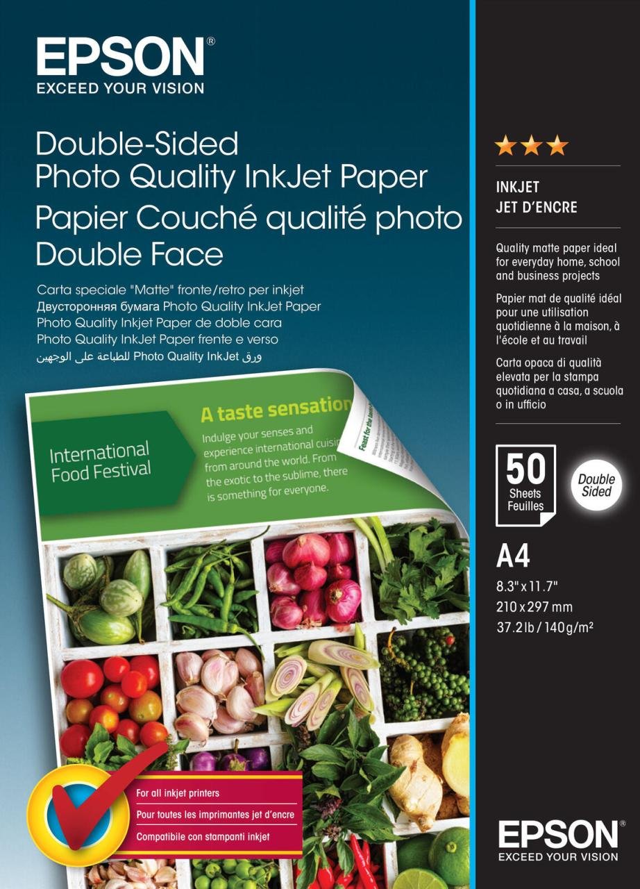 Epson Fotopapier Double-Sided DIN A4 matt 140 g/m²