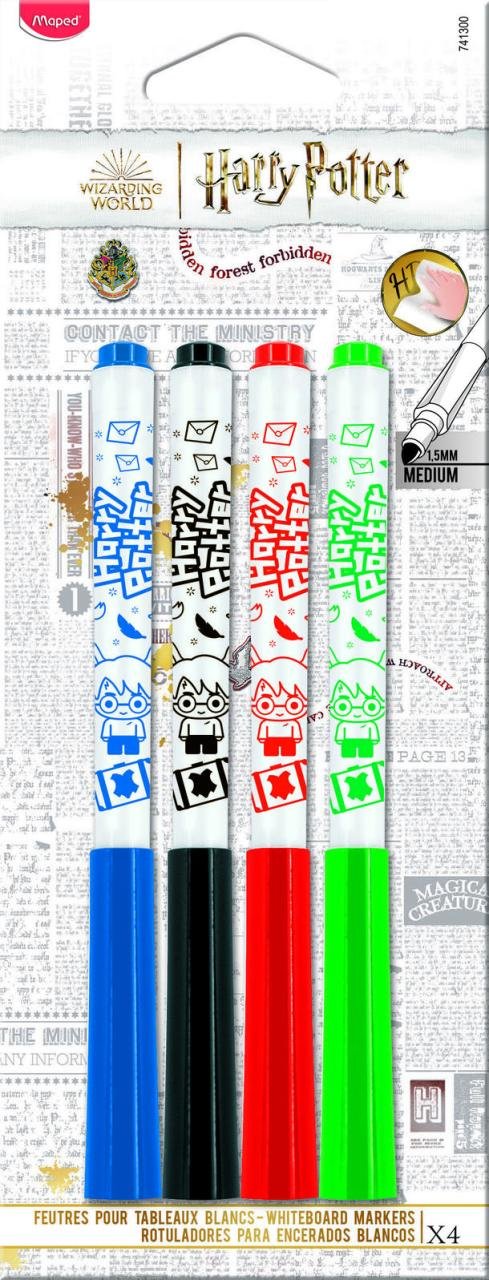 maped Harry Potter Whiteboard-Marker-Set 1.5 mm Mehrfarbig