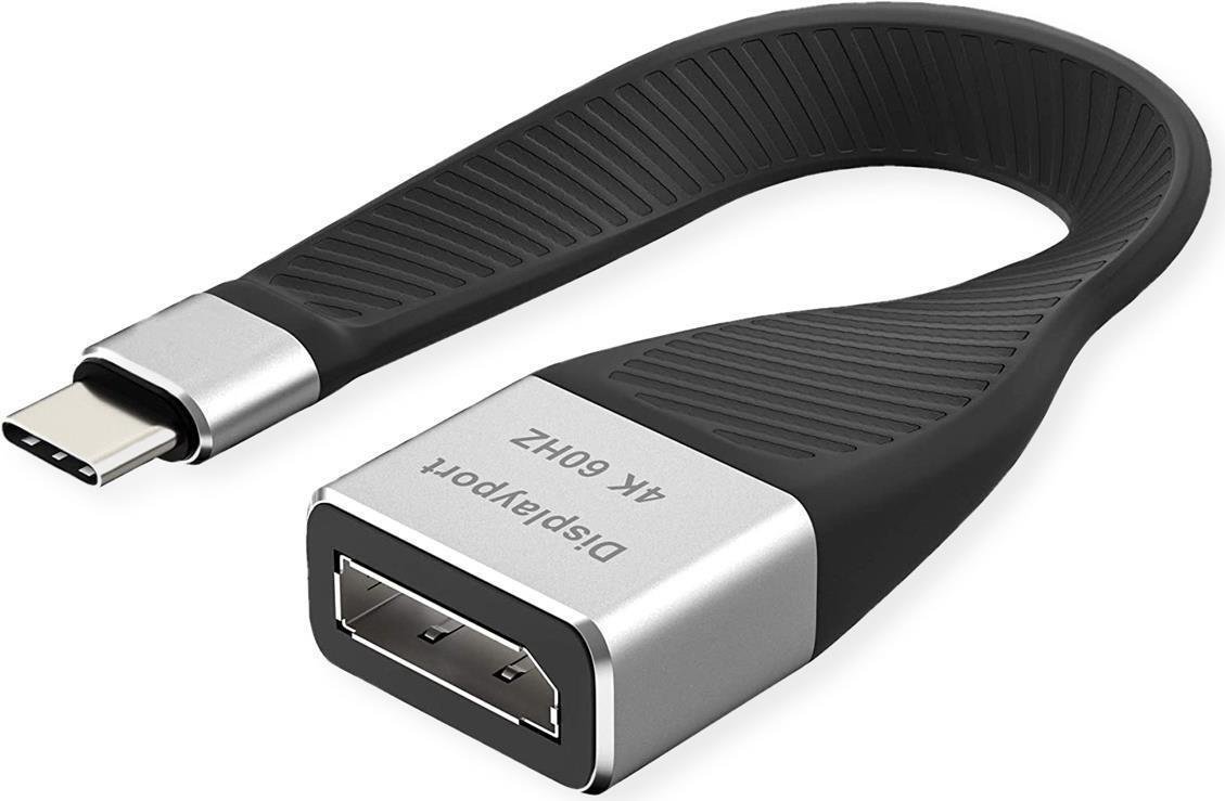 Roline Displayport Adapter - DisplayPort / USB-C 0,13m schwarz (12.03.3240)
