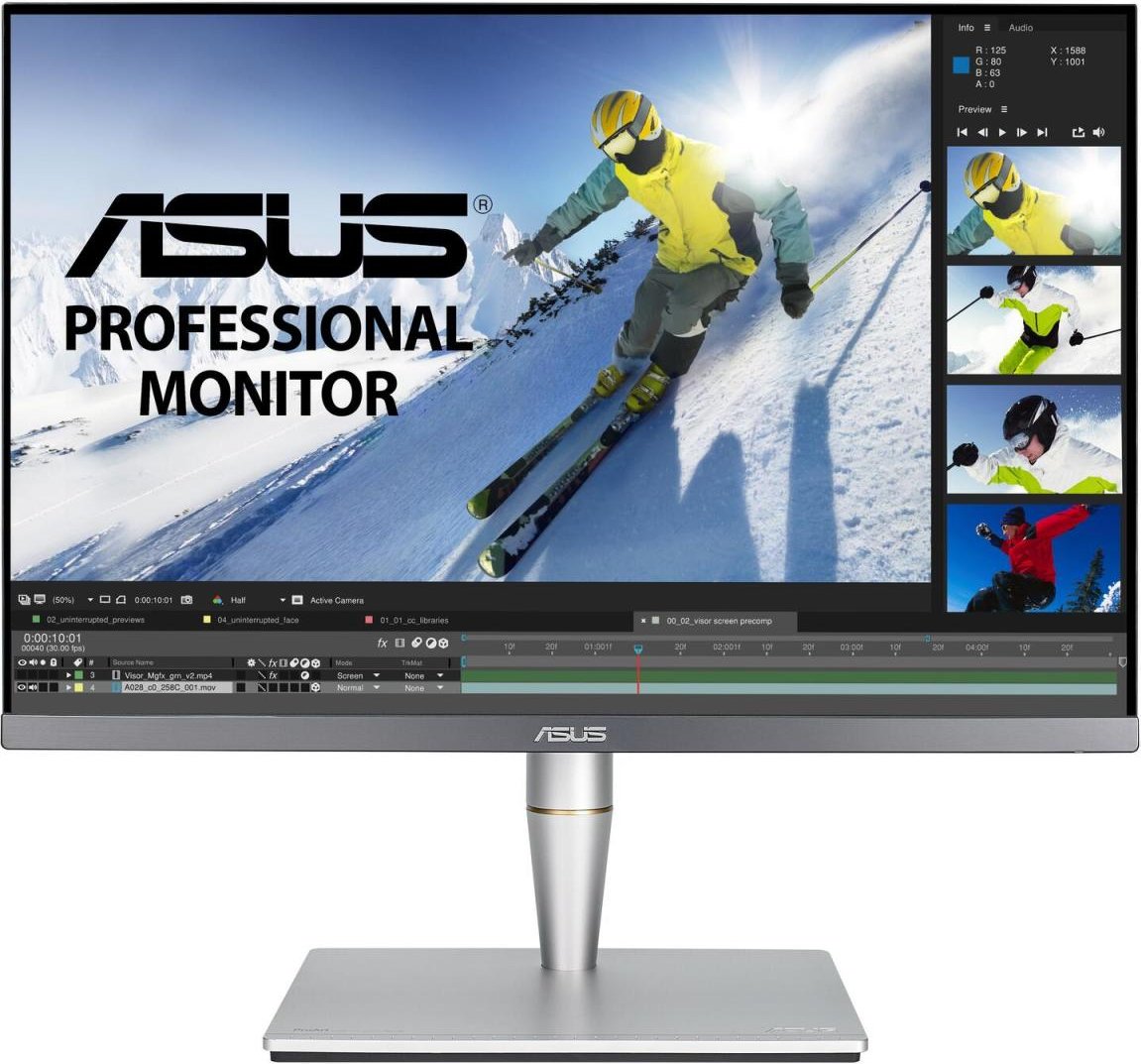 ASUS PA24AC LED-Monitor (24,1") 61,2 cm schwarz
