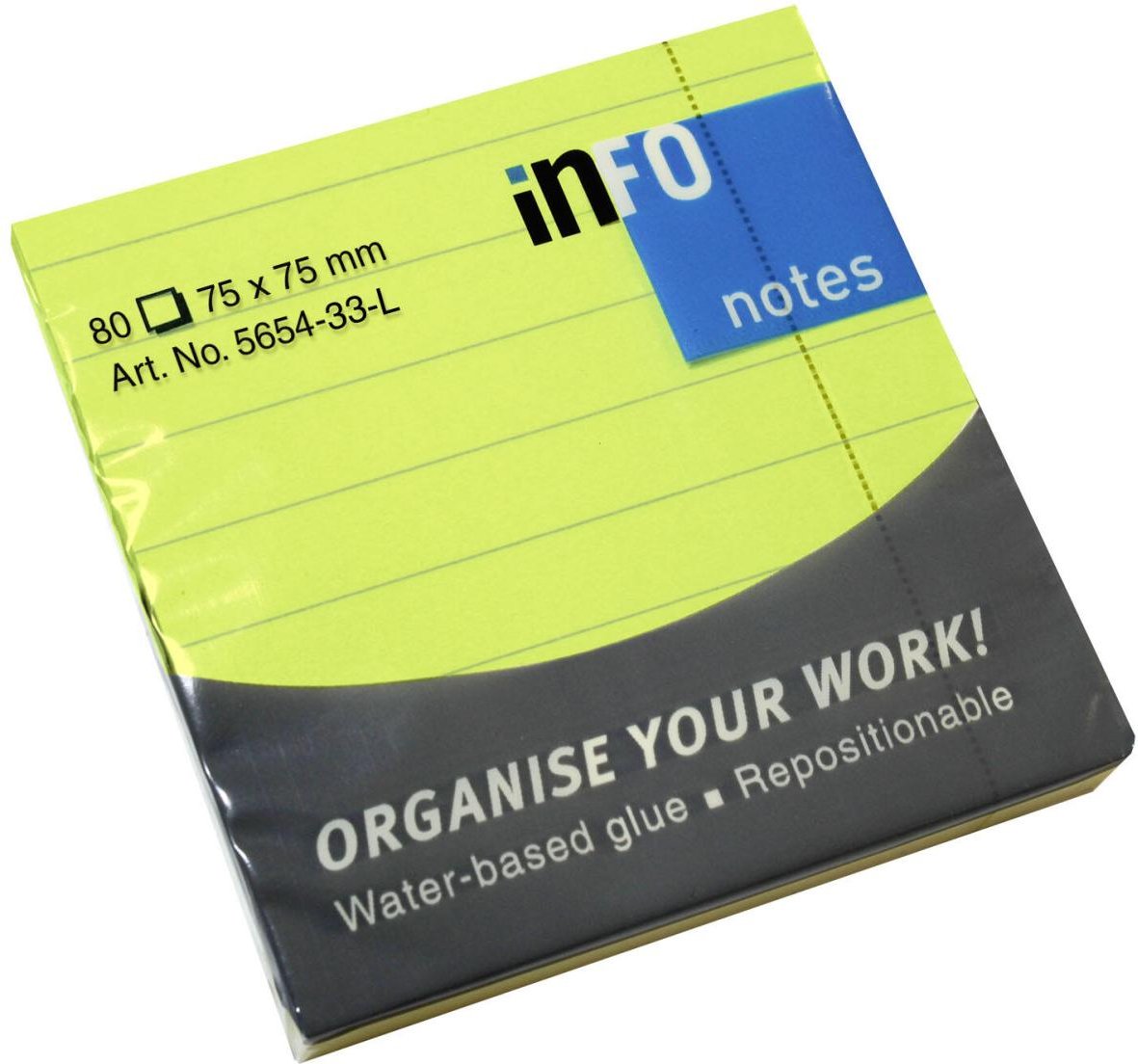 inFO Haftnotizen 7,5 x 7,5 cm