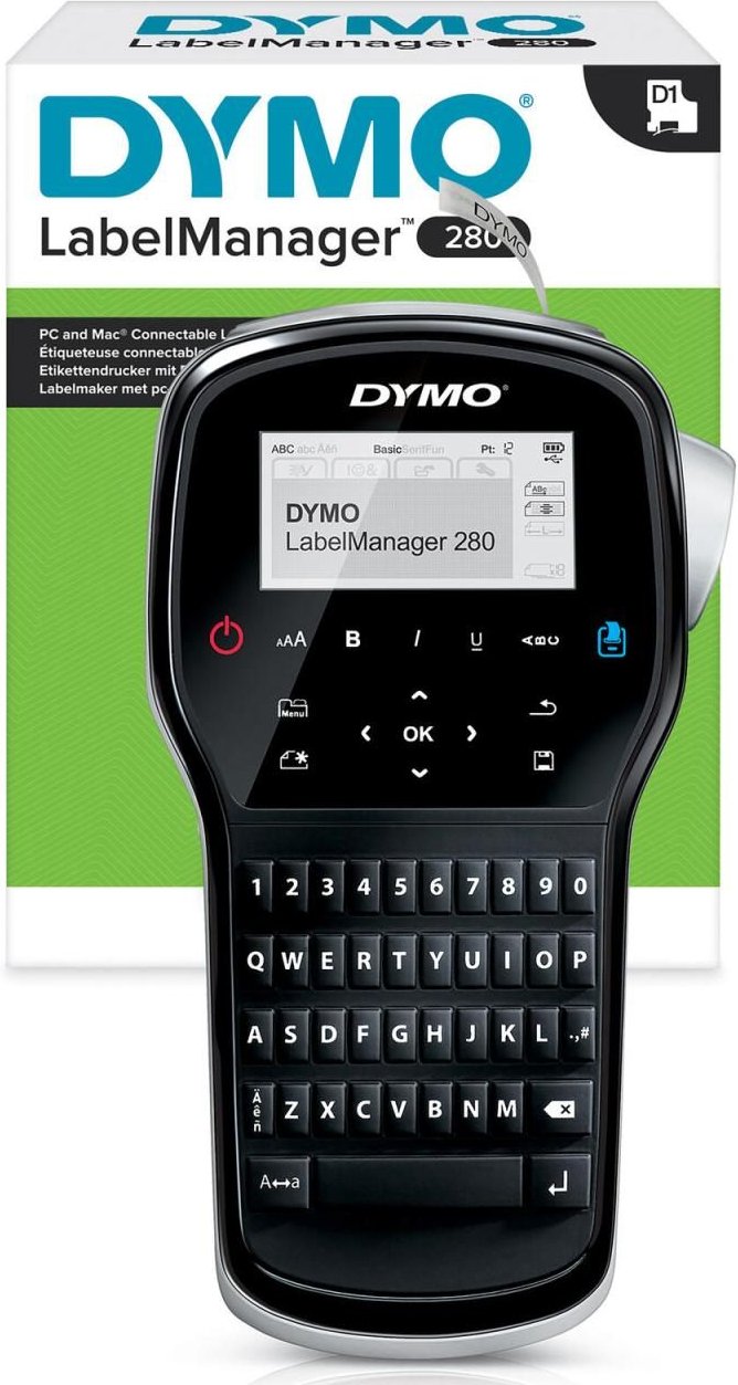 DYMO® LabelManager™ 280 / Beschriftungsgerät - QWERTZ-Tastatur