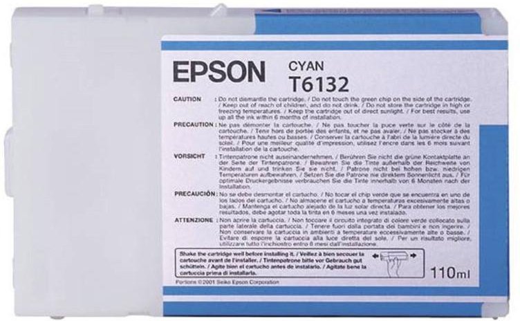 Epson Original T6142 Druckerpatrone cyan 220ml (C13T614200)
