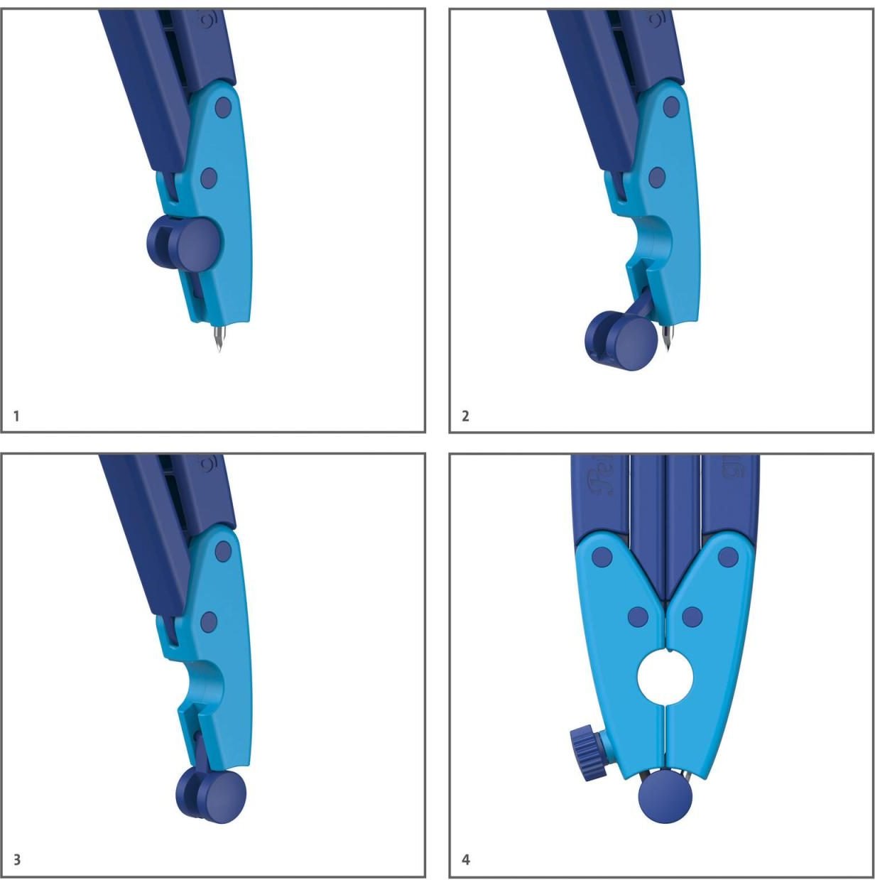 Thumbnail - Pelikan Zirkel Griffix blau