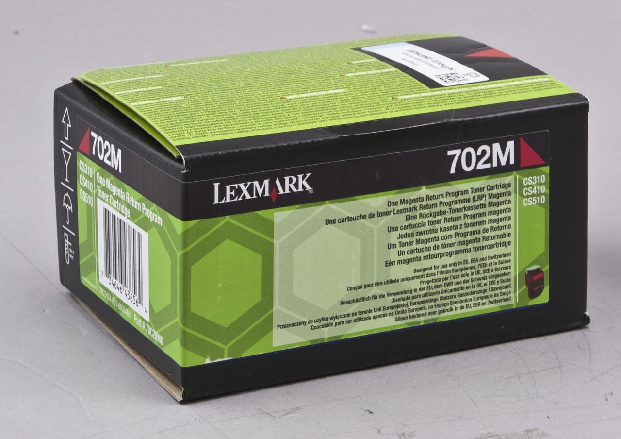 Lexmark Original 702M Toner - magenta (70C20M0) für CS310dn/n, CS410dn/dtn/n, CS510de/dte