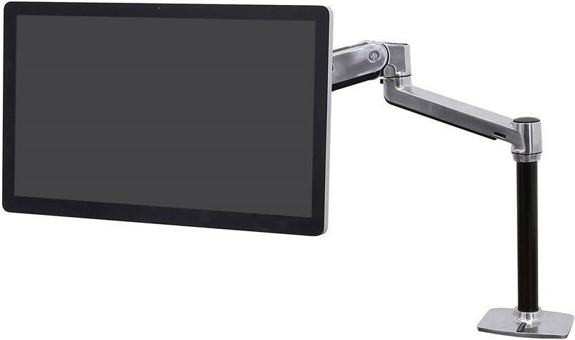 Ergotron LX HD Sitz-, Steh-, Tischmontage-LCD-Arm für einen Monitor bis 106,68 cm 42 Zoll Aluminium