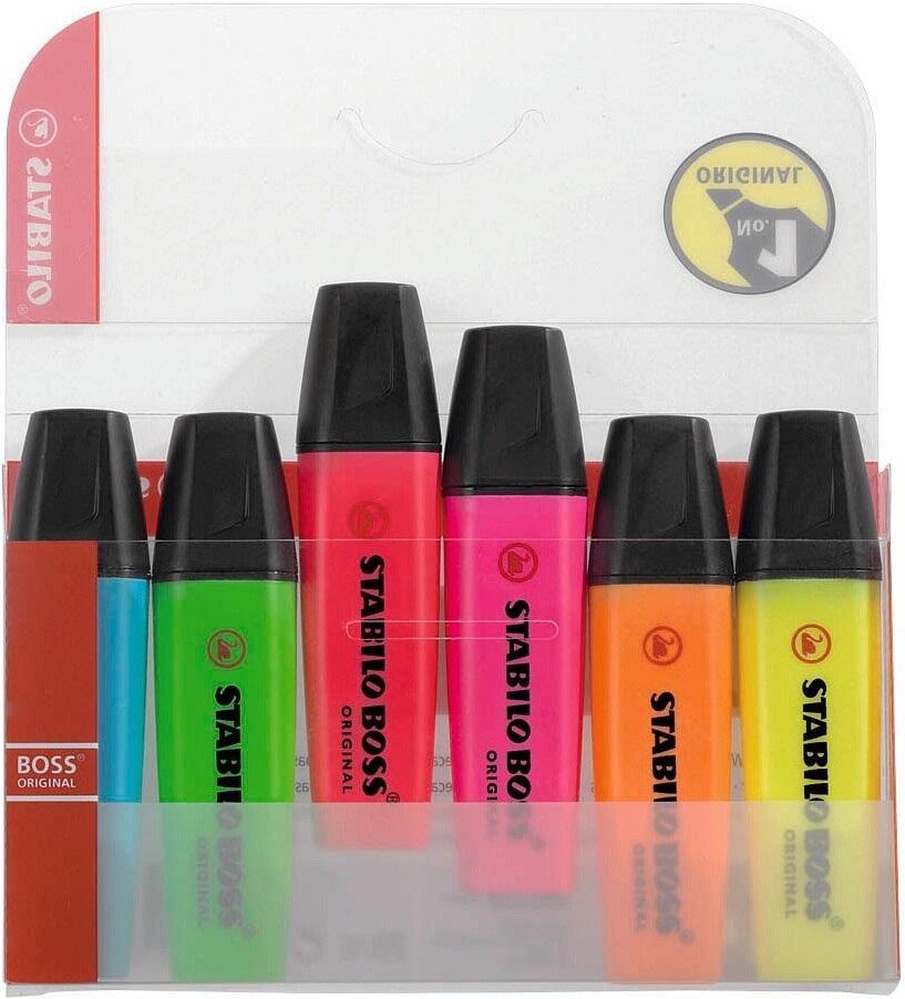 STABILO BOSS ORIGINAL Textmarker - 6er Pack
