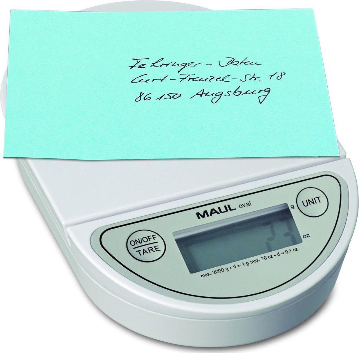 Thumbnail - MAUL Briefwaage Oval weiß