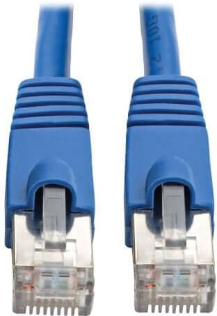 Eaton Tripp Lite Series Cat6a 10G-Certified Snagless Shielded STP Ethernet Kabel (RJ45 Stecker/Stecker), PoE, Blue, 30 f