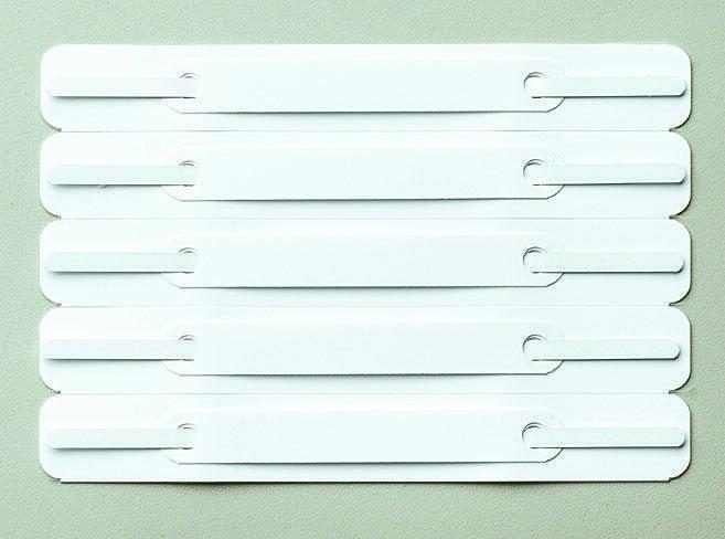 Thumbnail - MOOG & LANGENSCHEIDT Heftstreifen, selbstklebend für DIN A4 weiß