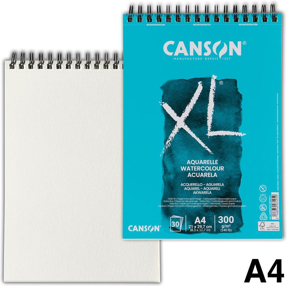 Thumbnail - canson XL Aquarellblock DIN A4 30 Blatt