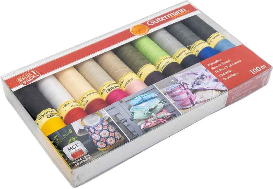 Gütermann Garn 20 verschiedene Farben