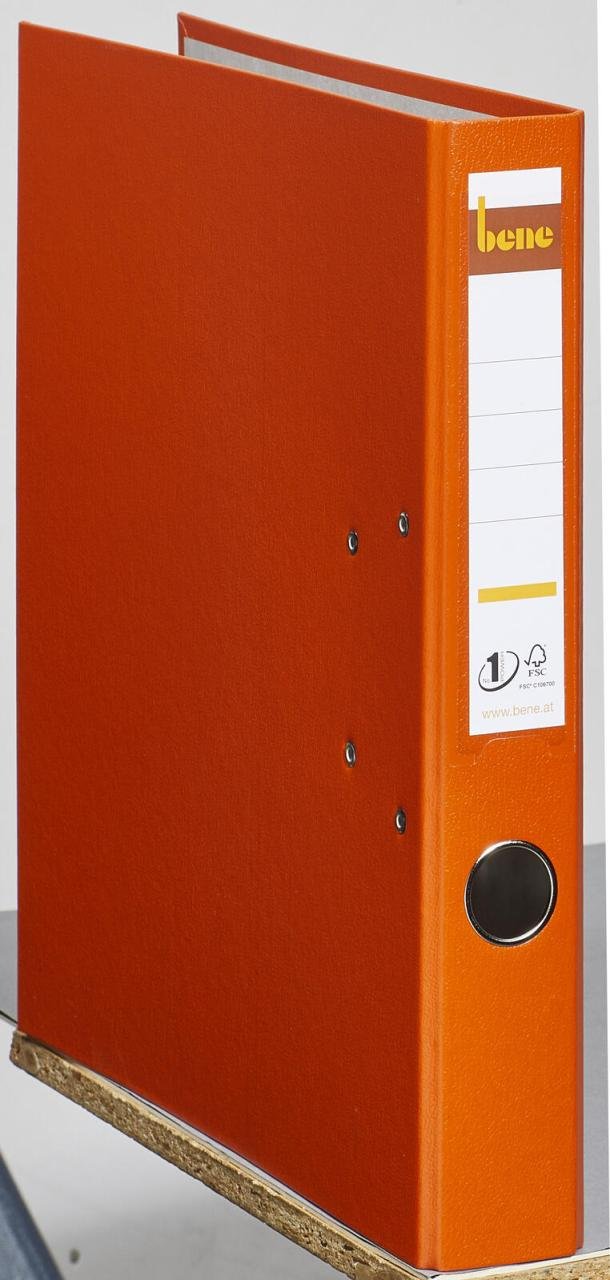 bene Ordner Rückenbreite 5.2 cm DIN A4 Kunststoff orange