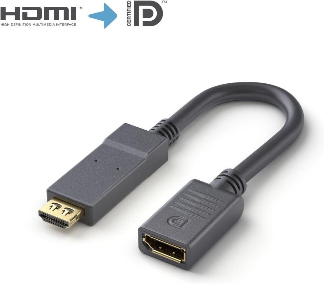 PureLink HDMI/DisplayPort Adapter 4K - PureInstall 0,10m