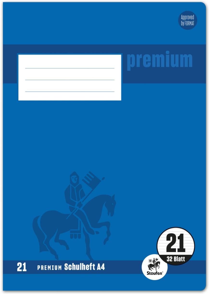 Staufen® Doppelheft liniert DIN A4 32 Blätter