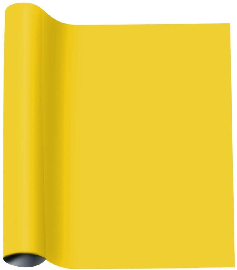 plottiX Aufbügelfolie 32 cm x 50 cm mittelgelb