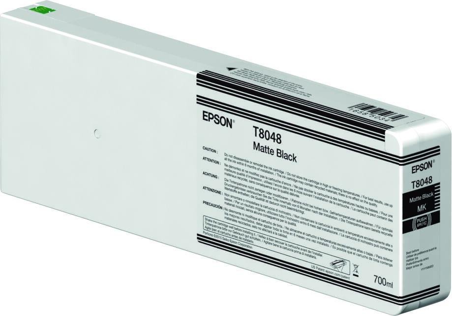 Epson Original T804800 Druckerpatrone schwarz matt 700ml (C13T804800)