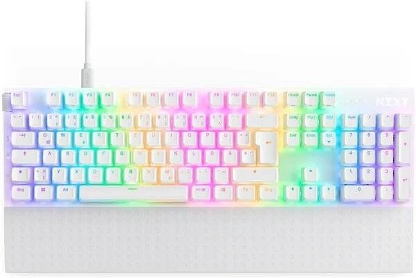 NZXT Function 2 Gaming-Tastatur - Weiß