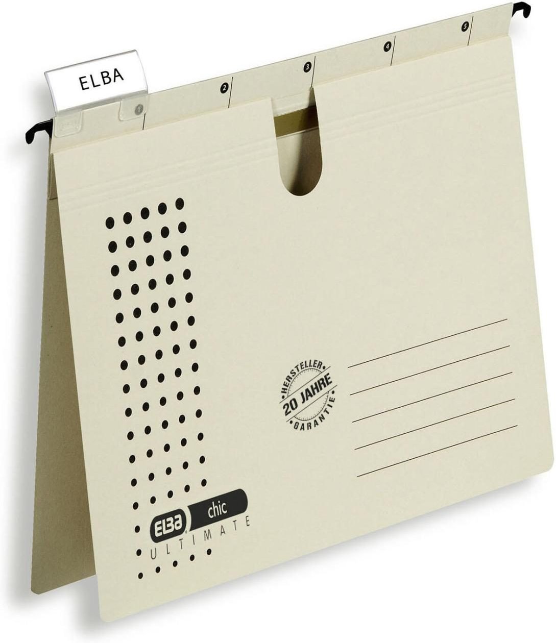 Thumbnail - ELBA chic Ultimate Hängehefter kaufmännische Heftung DIN A4 chamois