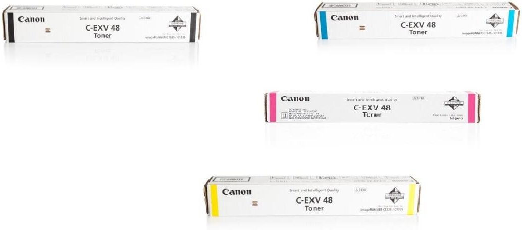 Canon Original Toner C-EXV48 4er-Set schwarz, cyan, magenta, gelb