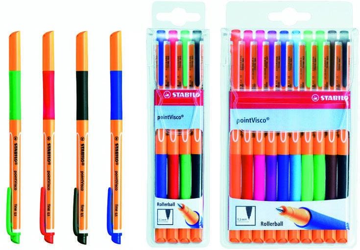 STABILO pointVisco Gelschreiber 0.5 mm, Schreibfarbe: Blau