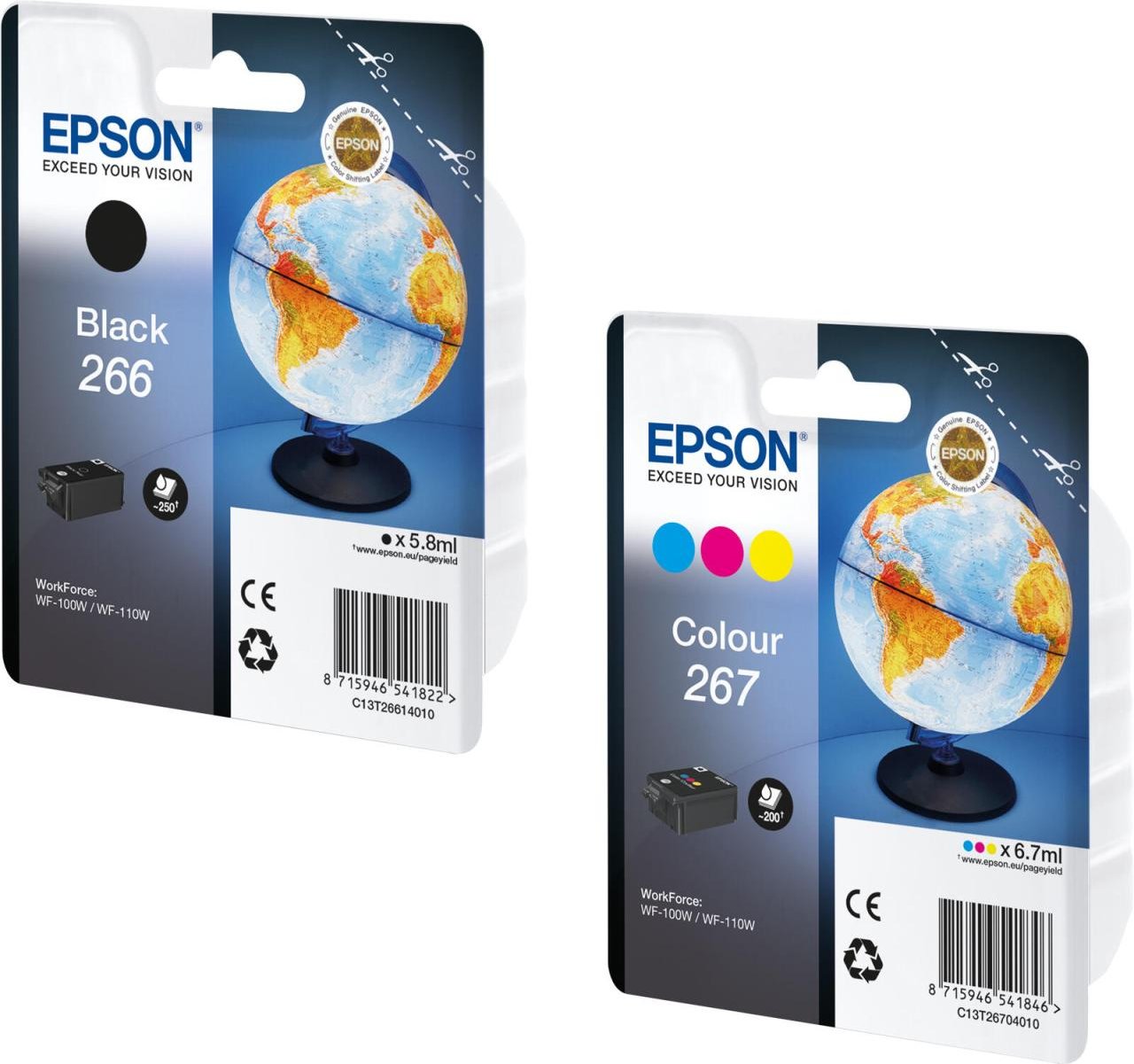 Epson Original 266 / 267 Druckerpatronen - Multipack