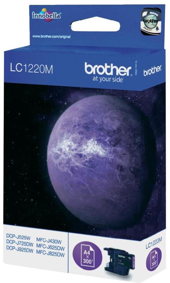 Brother Original LC-1220M Druckerpatrone magenta 300 Seiten (LC1220M)