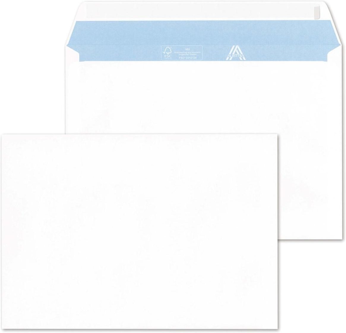 ÖKI Briefumschläge DIN C5 ohne Fenster haftklebend