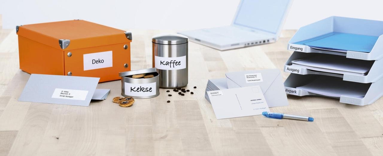 HERMA Adressetiketten 8632 weiß 63,5 x 38,1 mm