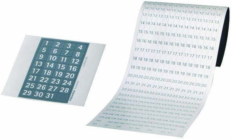 FRANKEN Magnetbänder 12,7 x 42,0 cm weiß