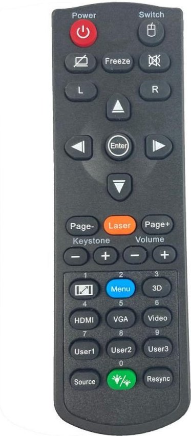 OPTOMA BR-5053C, BR-5080C, SP.72702GC01, SP.70103GC01, 45.72701G001, 45.72101G001, 45.72701G002 Original Fernbedienung