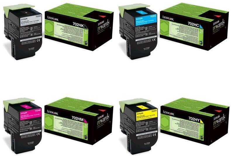 Lexmark Original Toner - 4er Multipack für CS310n/dn, CS410n/dn/dtn, CS510de/dte