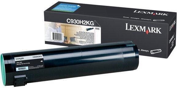Lexmark Original Toner Standard Variante - C935 schwarz 38000 Seiten (C930H2KG)