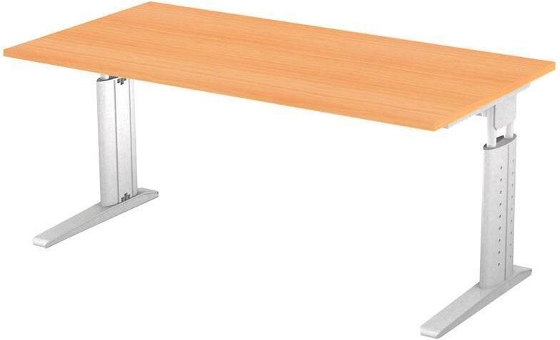 HAMMERBACHER höhenverstellbarer Schreibtisch VUS16/6/S buche