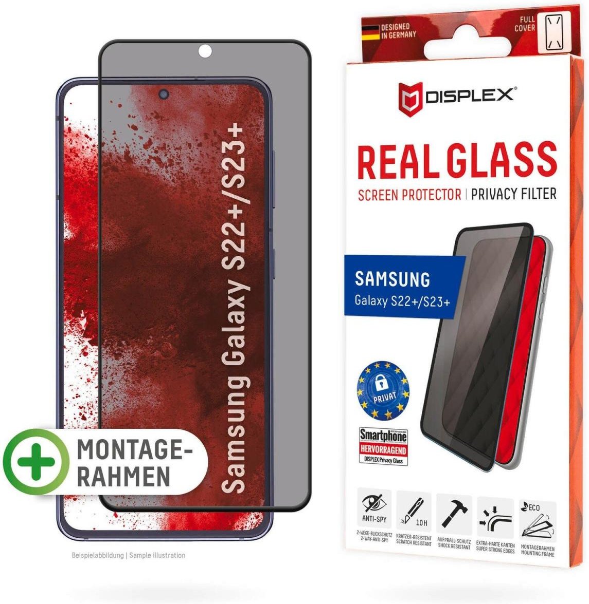 DISPLEX Privacy Glass FC Samsung Galaxy S22+/S23+