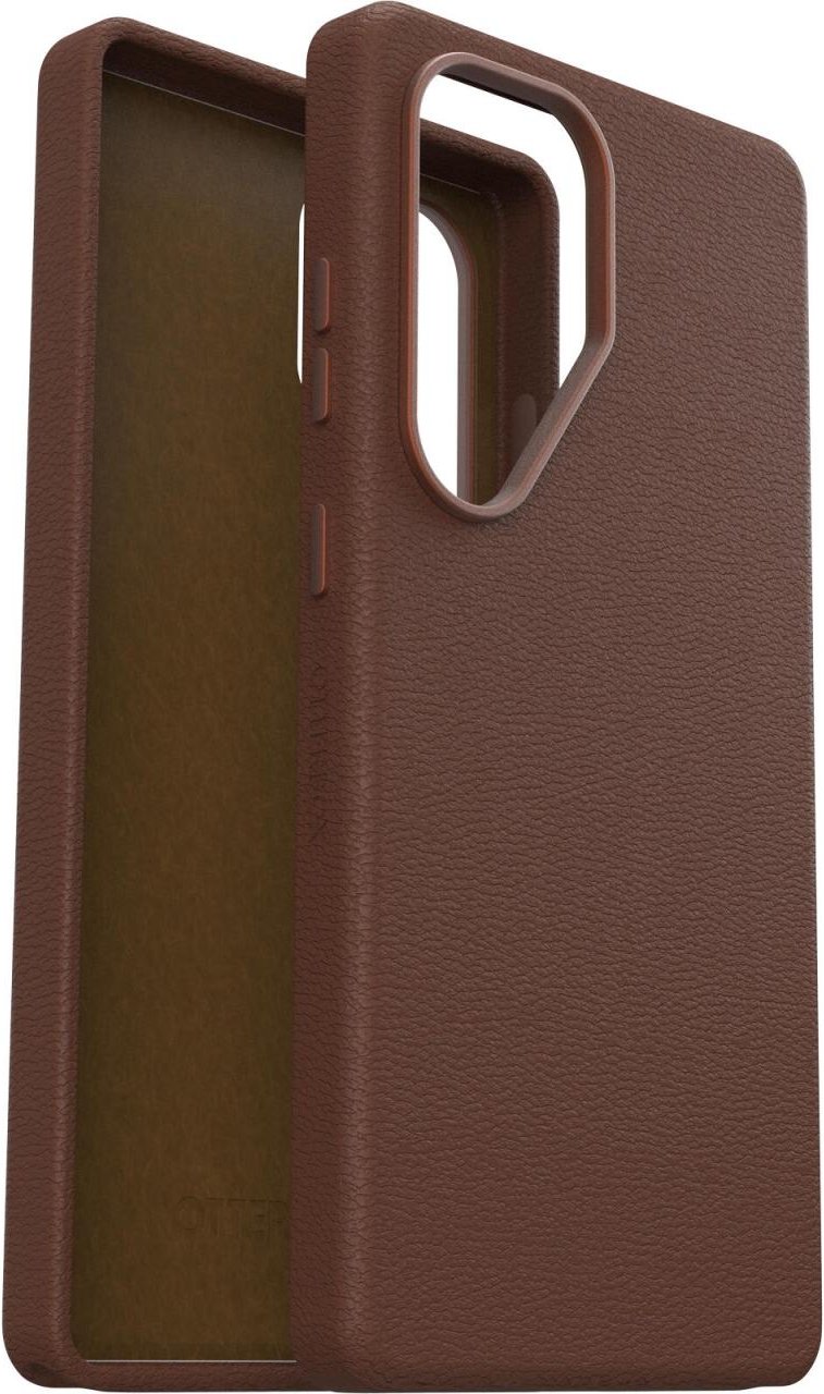 OtterBox Symmetry Cactus Leather Schutzhülle für Samsung Galaxy S25 Ultra Rich Adove - brown